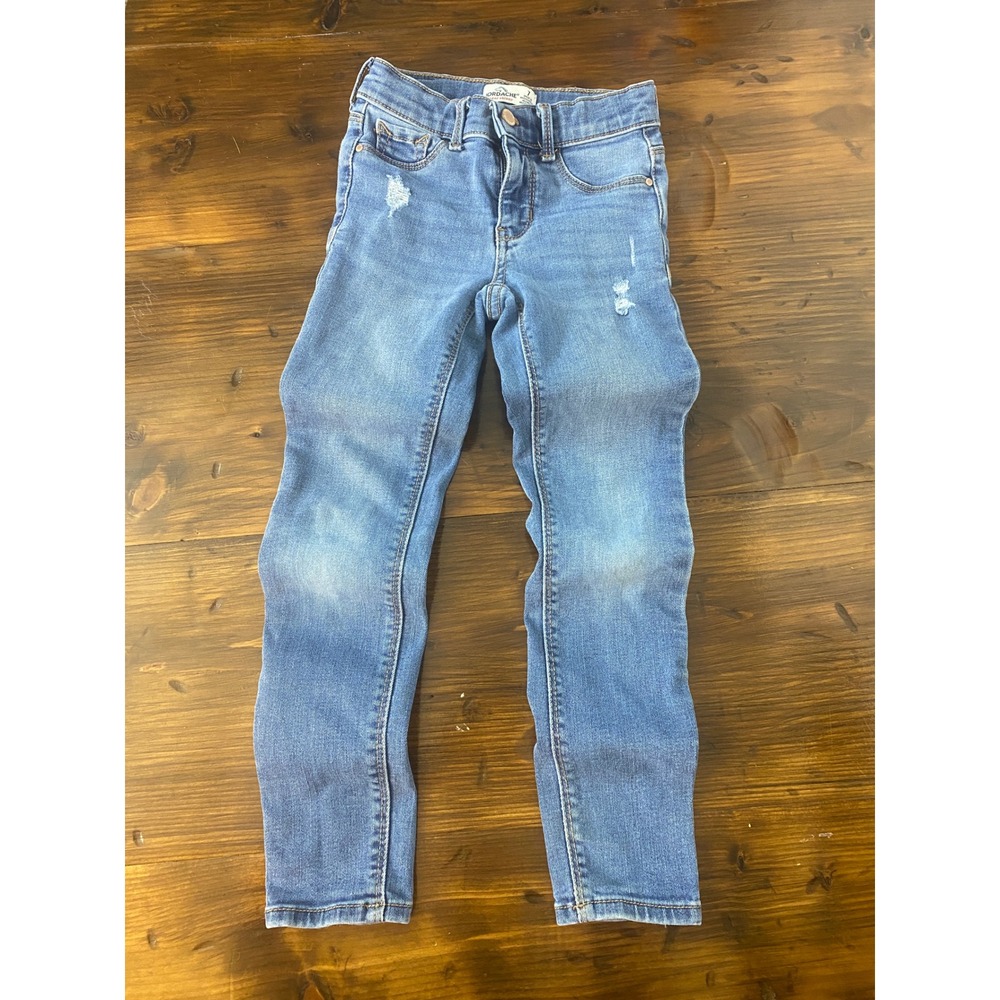 Jordache Girls Super Skinny Distressed Jeans Size 7 Slim Adjustable SKU F113